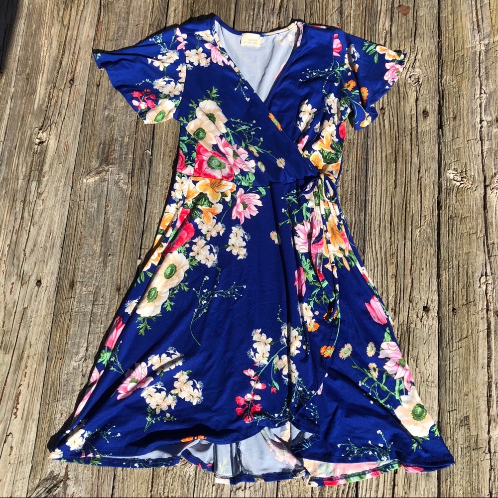 Boutique Floral Flowy Dress